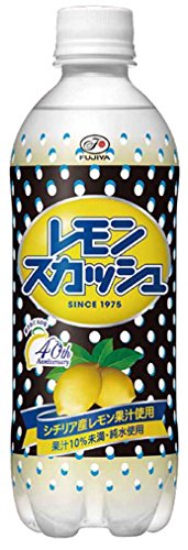 ポッカサッポロ 不二家 レモンスカッシュ 500ml×24本