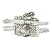 White Gold Plated Crystal Miniature Camera Necklace Fashion Jewelry