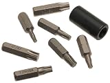 Vermont American 15598 8-Piece Extra-Hard Torx Insert Screwdriver Bit Set