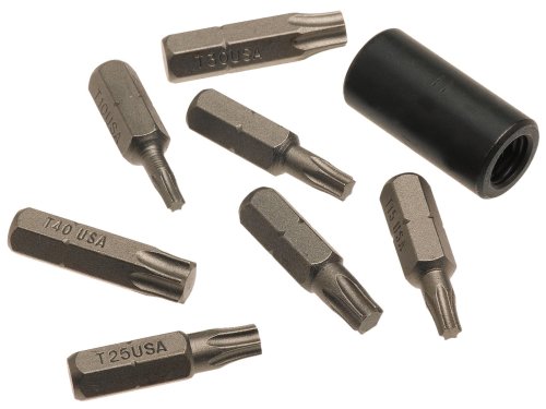 Vermont American 15598 8-Piece Extra-Hard Torx Insert Screwdriver Bit Set