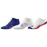 Mets For Bare Feet MLB 3pk Distressed Socks