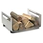 Rectangle Firewood Holder (Stainless Steel) (8"h x 15"w x 14"d)