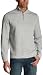 Perry Ellis Men's 1/4 Zip Mock Neck Sweater
