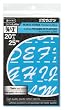 C-Thru Letters Stencils Kit Brush Font 3/4 1 Inch
