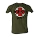 M*A*S*H MASH Circle Cross Classic Army TV show Adult Army Green T-shirt