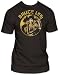 Men's Bruce Lee Circle Dragon Fitted Jersey T-shirt