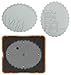 Fiskars 100830-1001 Scalloped Oval Design Set, Complex Pattern, Medium