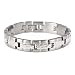 Fancy Link - C/TB2 - Pulsera de hombre de titanio, 21 cm