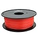 Gizmo Dorks 3mm (2.85mm) PLA Filament 1kg / 2.2lb for 3D Printers, Fluorescent Red