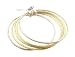 Bracelet - B228 - 5pc Bangle Set - Size Lg (70mm) ~ Frosty Silver & Gold