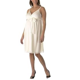 Liz Lange® for Target® V-Neck Dress with Bow - Off White