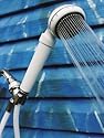 New Market Naturals Royale Hand-Held/Head Massage Shower Filter, White