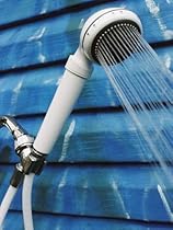 New Market Naturals Royale Hand-Held/Head Massage Shower Filter, White