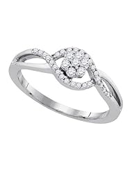 0.26CTW-DIA FASHION RING