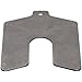 Stainless Steel Slotted Shim, 0.050" x 3" x 3" (Pack of 5)
