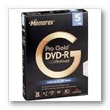Cheap Memorex 4.7 GB Pro Gold Archival DVD-R (5-Pack)