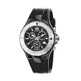 TechnoMarine Watches-TechnoMarine Unisex 110029 Cruise Ceramic Chronograph Black Dial Watch