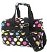 13" Small Colorful Multi Polka Dots Duffle Bag Travel Carry On Luggage image 2