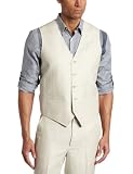 Perry Ellis Men's Herrigbone Vest