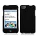 Apple iPod Touch 2nd & 3rd Generation Rubberized Snap-on Protector Cover Hard Case Black