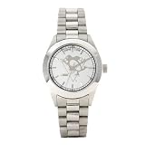 Pittsburgh Penguins Ladies Child Sapphire Series Crystal Platinum Watch - NHL Hockey by Game Time