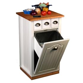 Durable Furniture Pieces Butcher Block Bin with pantry