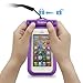 DandyCase Slim Waterproof Case for Apple iPhone 5S / 5 / 5C & Apple iPod Touch 5 (Will NOT fit Other Smartphones) - IPX8 Certified to 100 Feet [Retail Packaging (Purple)