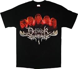 Metalocalypse Dethklok 2007 Tour Glow Black T-Shirt Tee