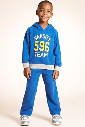 Cotton Rich Hooded Varsity Joggers Outfit