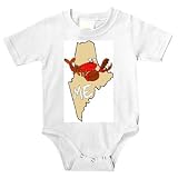 Onesie with maine, lobster