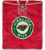Minnesota Wild 50''x60'' Royal Plush Raschel Throw Blanket - Jersey Design