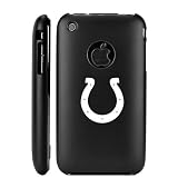 Apple iPhone 3G 3GS Black Aluminum Metal Case Indianapolis Colts