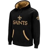 Reebok New Orleans Saints Youth (8-20) Quarterback Jersey Hooded Sweatshirt Small