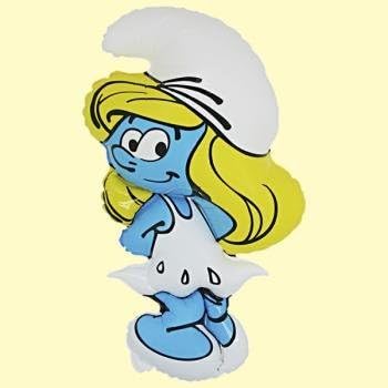 Street Treats 41 Inch Smurfette Shaped Foil Balloon (cs61)