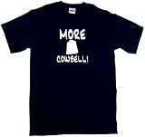 More Cowbell Logo Men's Tee Shirt in 12 colors Small thru 6XL