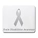 Brain Disabilities Awareness Ribbon Mouse Pad