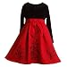 Apparel : Little Girls Clothes Christmas Holiday RED FLORAL Dress RARE EDITIONS Girl 4-6X