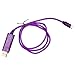 Pilot Electronics EL V2 Micro USB, PurP Power Cable (EL-1400PU)