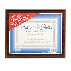 NUD18811M - Award-A-Plaque Document Holder