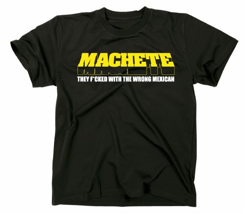 MACHETE Kult T-Shirt Planet Terror Grindhouse, Rodriguez / Tarantino schwarz XXL
