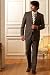 Info/Buy Collezione Wool Rich Single Breasted 2 Button Stripe Jacket