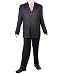 BJK Navy Blue 3-Piece Suit with Shirt & Tie (Sizes 8 - 20) - blue, 20