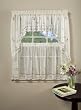 Live Laugh Love Embroidered 36 Kitchen Curtain Tier pair