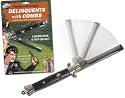 Novelty Switchblade Folding Pocket Comb for Men's Hair