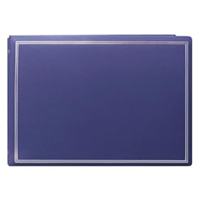 Deluxe Jumbo Magnetic Photo Album, Holds All Popular Size Photos, Bay Blue