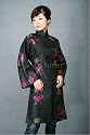 Brilliant Fuchsia Floral Paillette Thai Silk Jacket