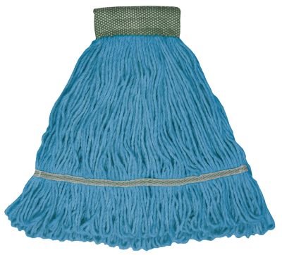 Antimicrobial Mops, Narrow Band, Large, Blue, 2/CA