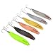 Hisea 6pcs Casting Spoon Lures Fishing Spinners Salmon & Trout Minnow Baits