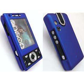 EMARTBUY BLUE HYBRID PROTECTION CASE/COVER/SKIN WITH BUILT IN SCREEN PROTECTOR FOR SONY ERICSSON W995