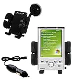 Toshiba e750 Flexible Auto Windshield Holder with Car Charger - Uses Gomadic TipExchange